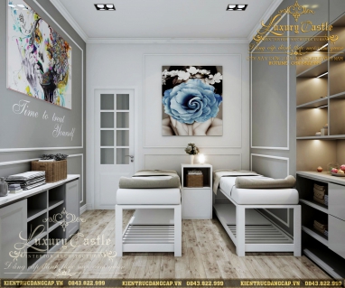 Thiết kế nội thất Spa Luxury Vĩnh Phúc hiện đại mang dấu ấn riêng biệt