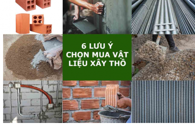6 lưu ý lựa chọn vật liệu thô xây nhà bền chắc, tiết kiệm chi phí