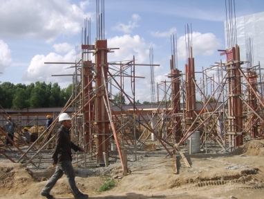 Quy trình đổ bê tông cột - dầm - móng - sàn chính xác, an toàn và hiệu quả nhất